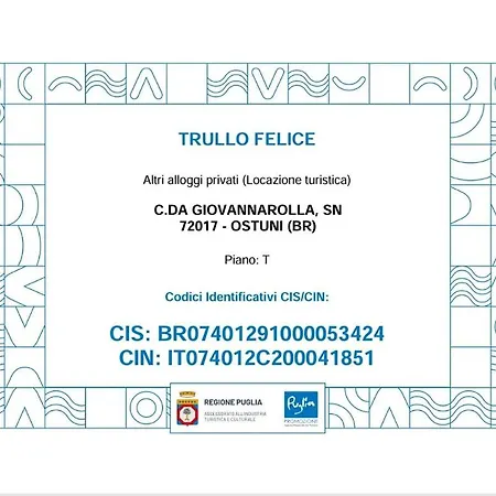 Semesterbostad Trullo Felice *